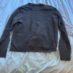 Quince Brown Crewneck Sweater